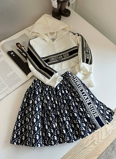 Костюм дет. худи юбка Christian Dior