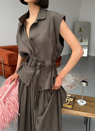 Костюм жакет юбка Loro Piana