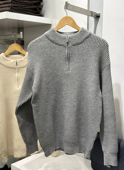 Джемпер вязаный с замком BePlatinum (2XL)
