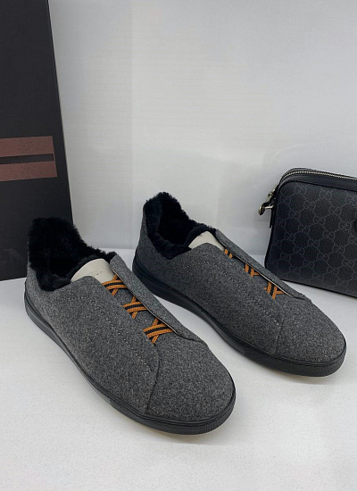 Кеды на меху Zegna