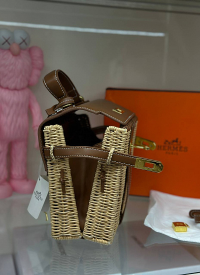 Сумка плетеная Hermes