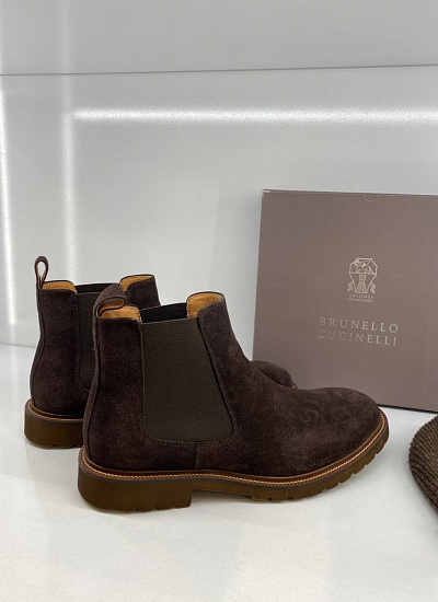 Ботинки с мехом Brunello Cuccinelli