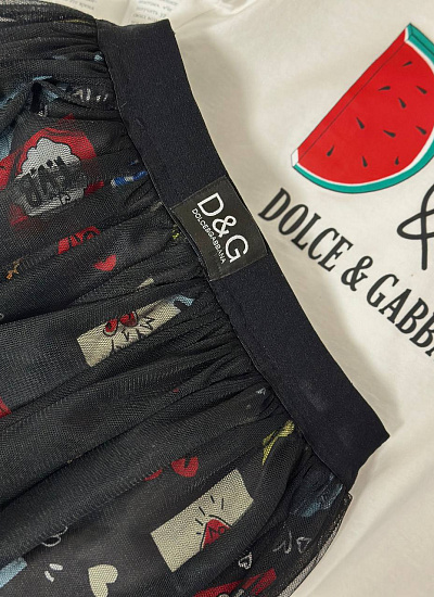 Футболка юбка D&G