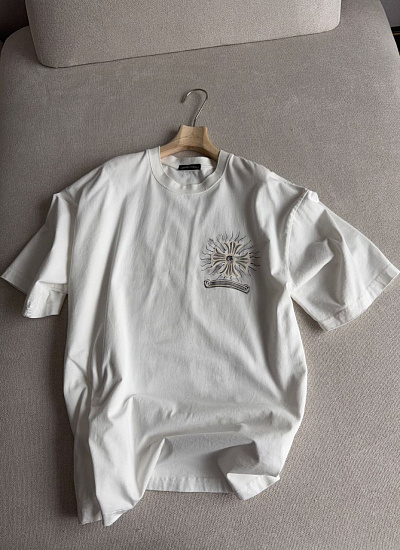 Футболка oversize Chrome Hearts (one size)