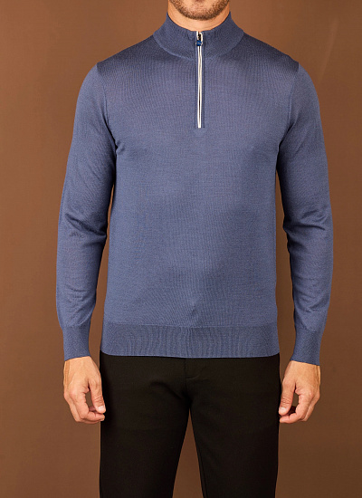 Джемпер короткий замок Kiton